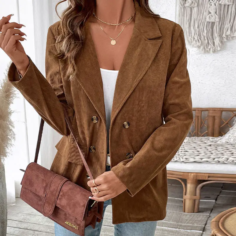 Damen Eleganter Cordblazer Drune