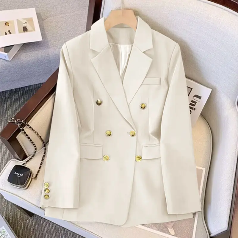 Damen Eleganter doppelt geknöpfter Blazer Drune