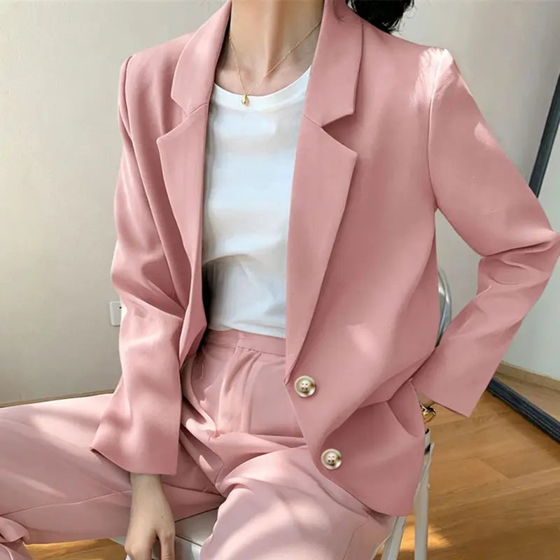Damen Eleganter Oversized Blazer mit hochwertigen Details Drune