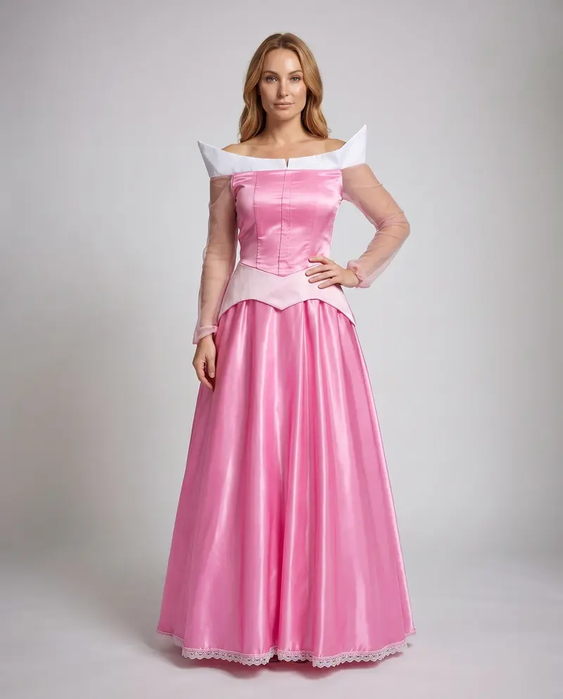 Damen elegantes Ballkleid mit schimmernden Akzenten Drune