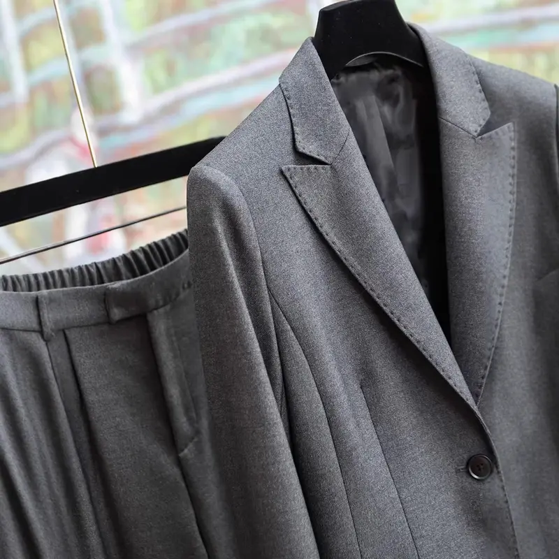 Damen Elegantes Blazer- und Hosen-Set Drune
