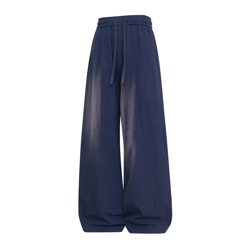 Damen Extraweite Palazzo-Hose mit elastischem Bund, Tunnelzug & ballonförmiger Weite Drune