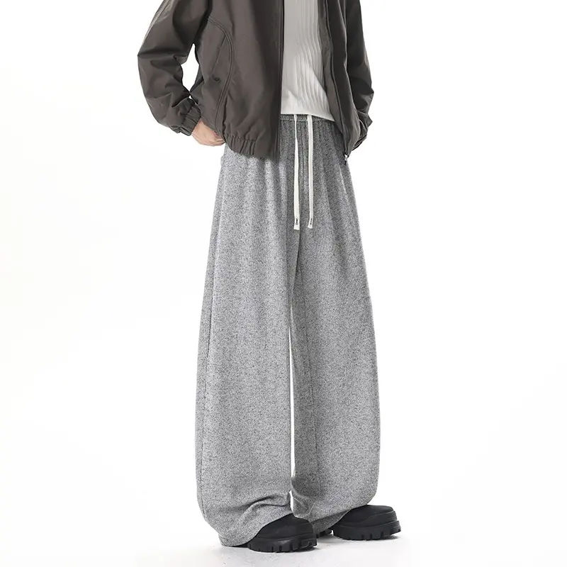 Damen Extraweite Strick-Loungehose mit Tunnelzug und elastischem Bund Drune