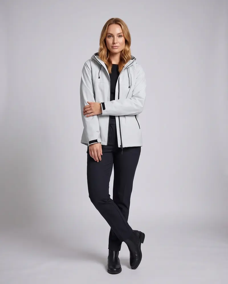 Damen Funktionsjacke mit verstellbarer Kapuze Drune