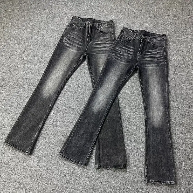 Damen Hochwertige Bootcut Jeans Drune