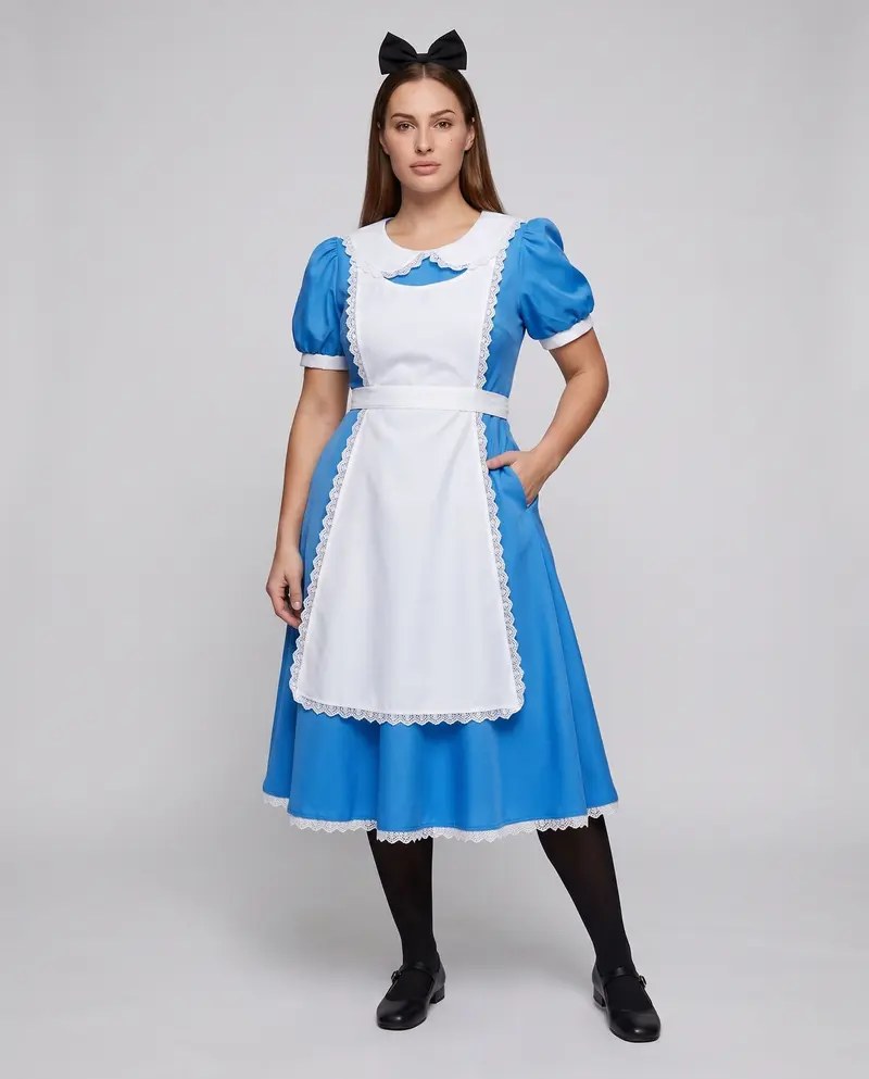 Damen Kostüm im Alice im Wunderland-Stil Drune