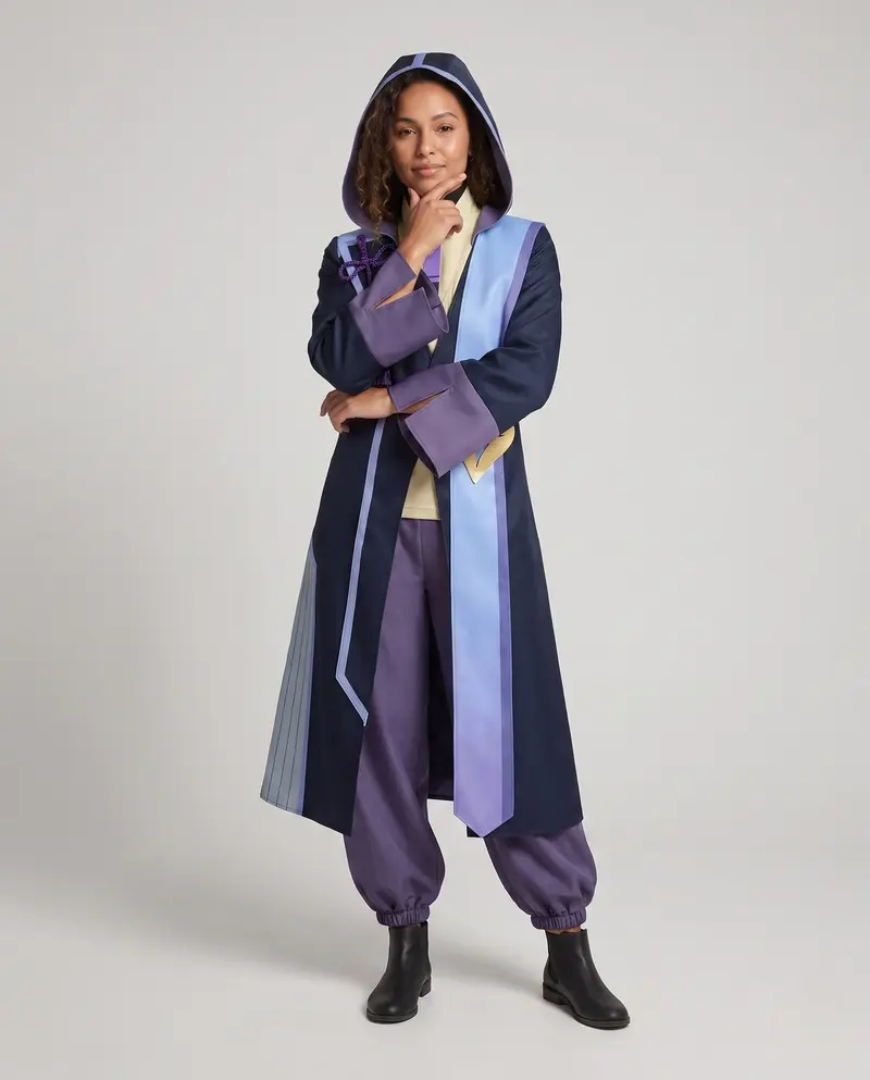 Damen Kostüm-Jacke mit Kapuze und flexibel einstellbaren Details Drune