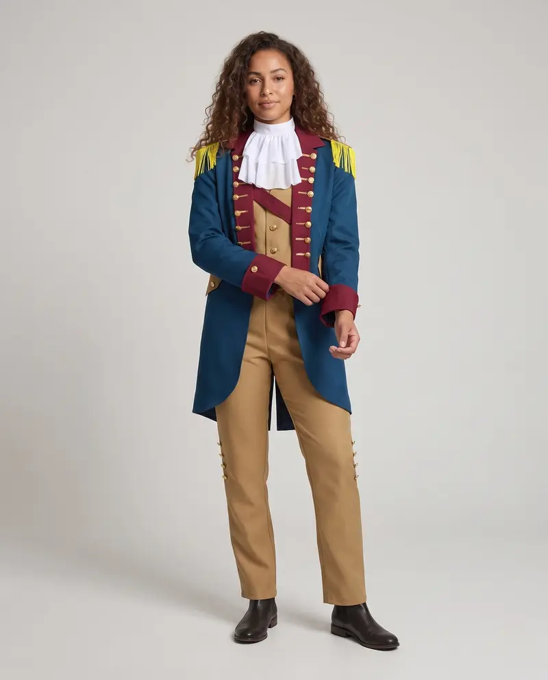 Damen Kostümanzug mit historischer Eleganz Drune
