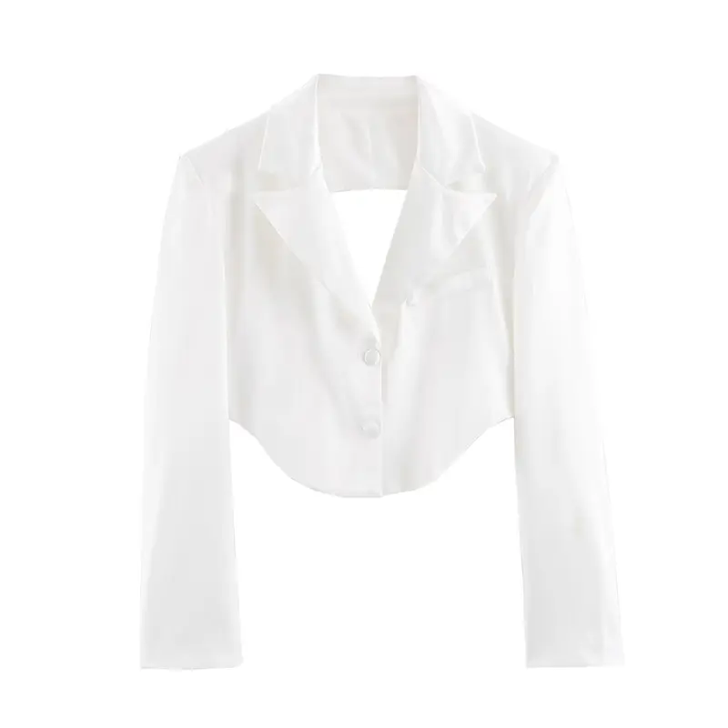 Damen Kurzblazer-Bolero mit Reverskragen und taillierter Silhouette Drune
