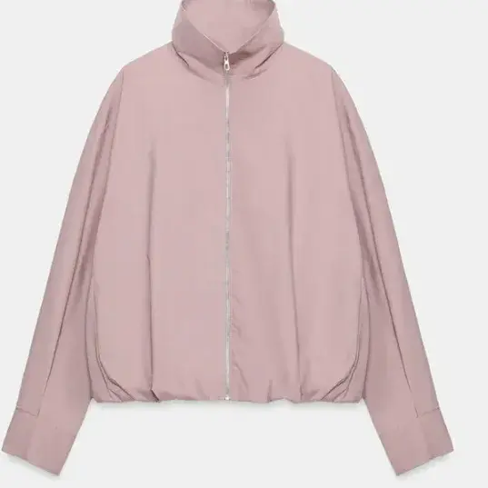Damen Kurzweiter Blouson mit hohem Rollkragen und überlangen Manschetten Drune