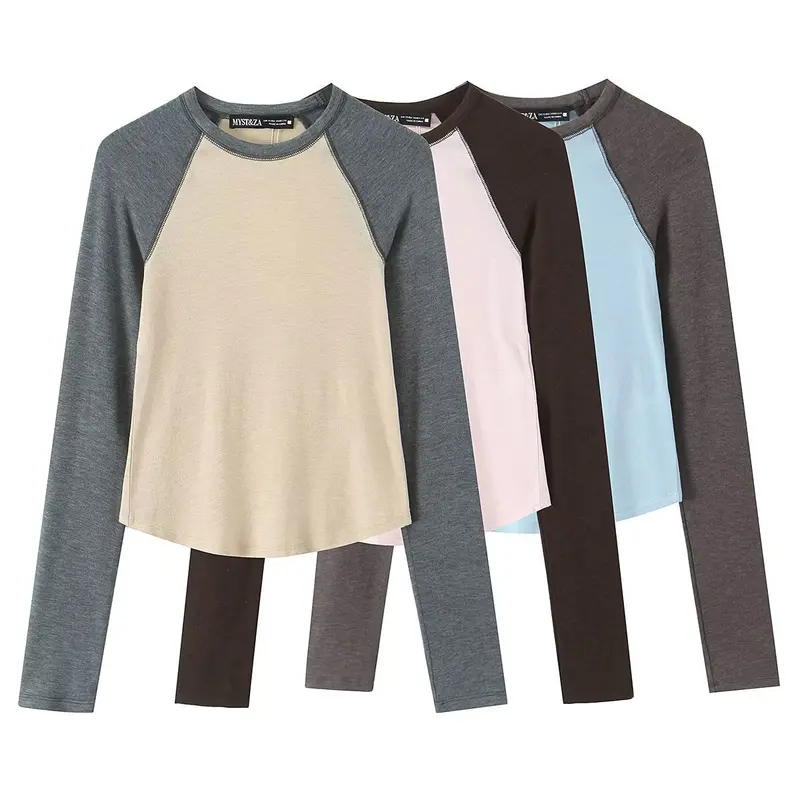 Damen Langarm-Raglanshirt aus weichem Jersey mit leicht tailliertem Schnitt Drune