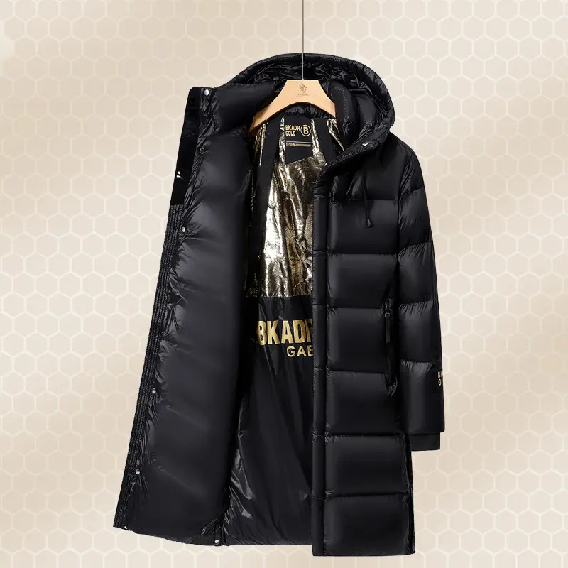 Damen Lange Daunenjacke Drune