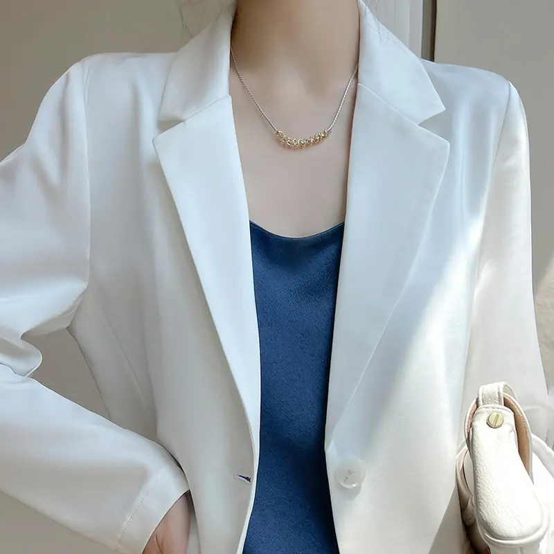 Damen Leichttaillierter Longblazer mit Knopfverschluss und Flap‑Taschen Drune