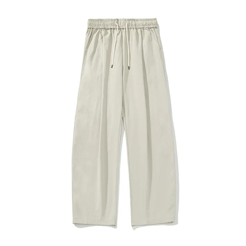 Damen Locker fallende Sommerhose mit hohem Bund, Elastik- und Tunnelzug Drune