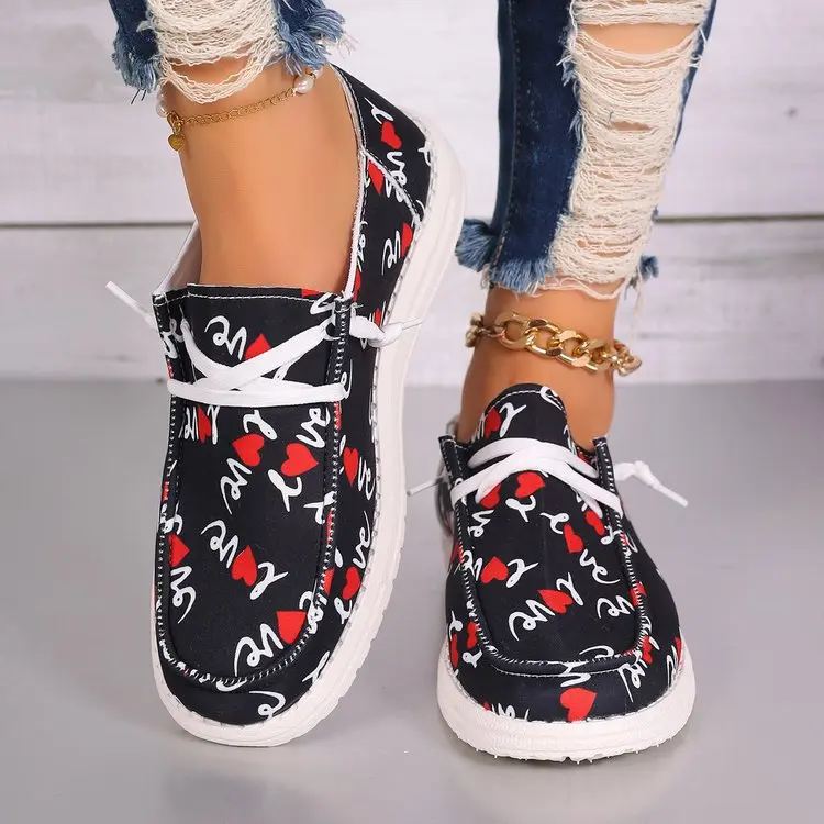 Damen Low‑Top Sneakers im Animal‑Mix mit Schnürung und gepolstertem Komfortfußbett Drune