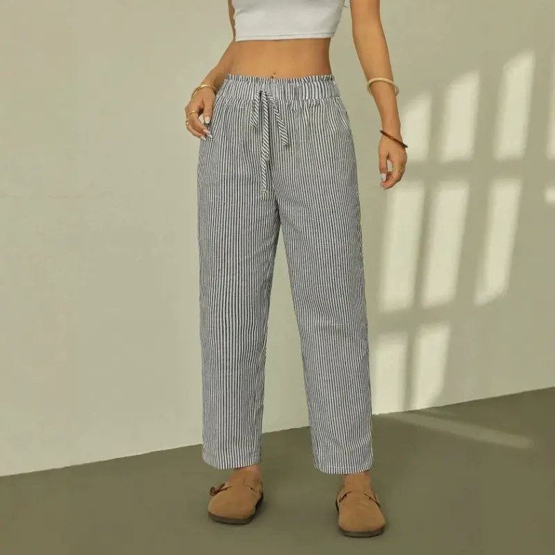Damen Luftige und bequeme Baumwollhose Drune
