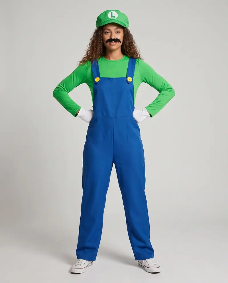 Damen Mario-Kostümset Drune