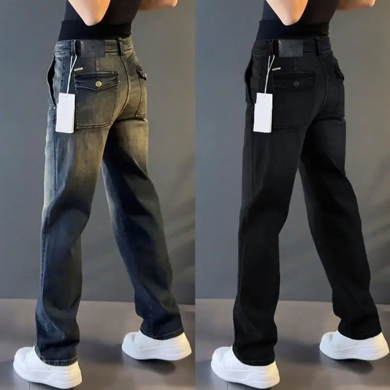 Damen Modische Hohe Taille Jeans Drune