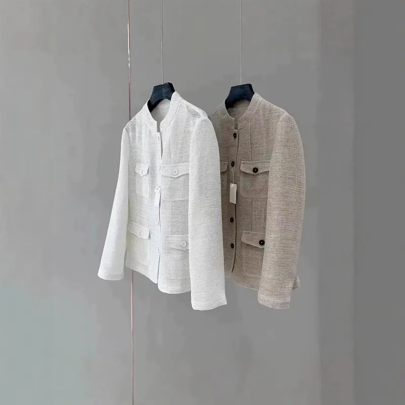 Damen Modische Jacke mit praktischen Taschen Drune
