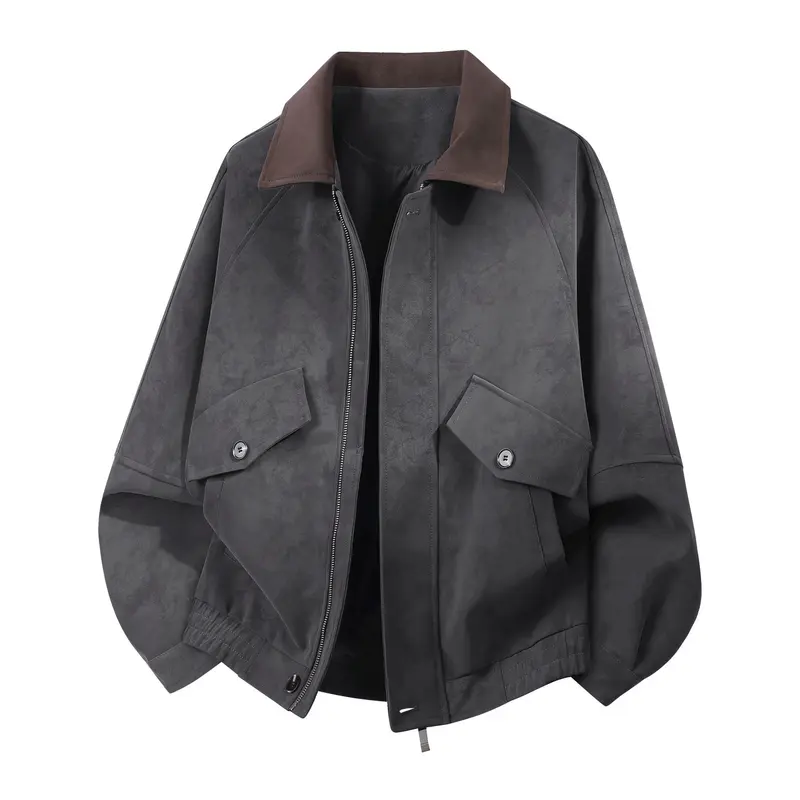 Damen Modische Jacke mit Taschen Drune