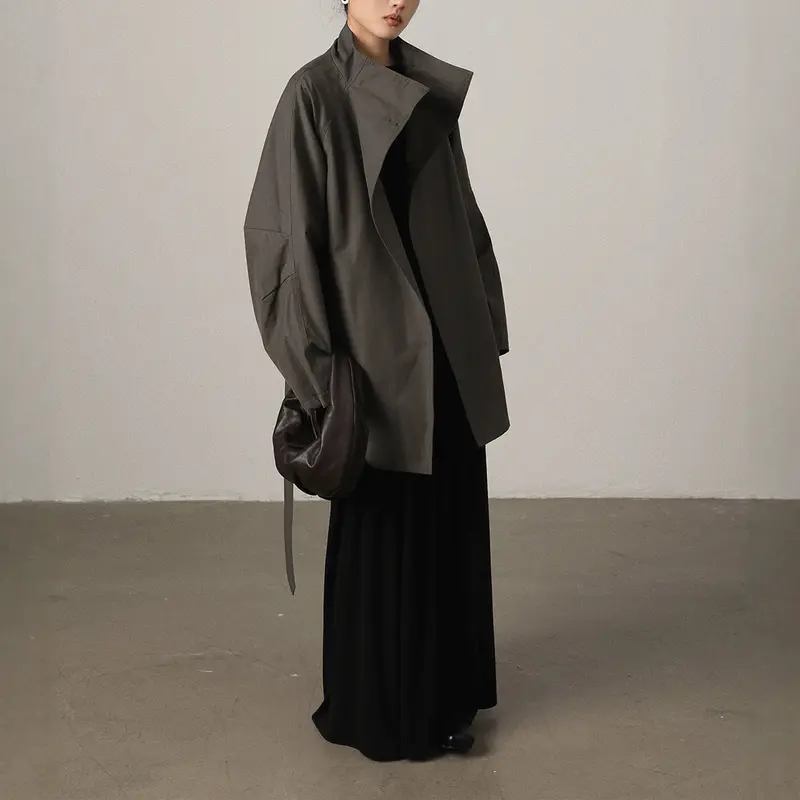 Damen Modische Langjacke Drune
