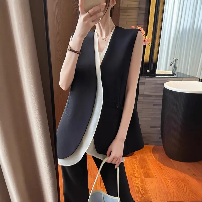 Damen Modische und elegante Weste Drune