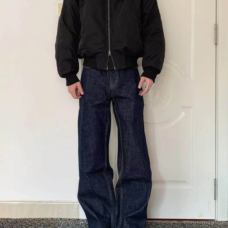 Damen Modische Weitgeschnittene Jeans Drune