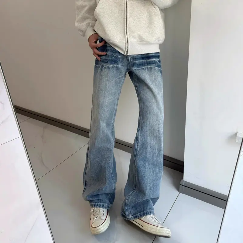 Damen Modische Weitgeschnittene Jeans Drune