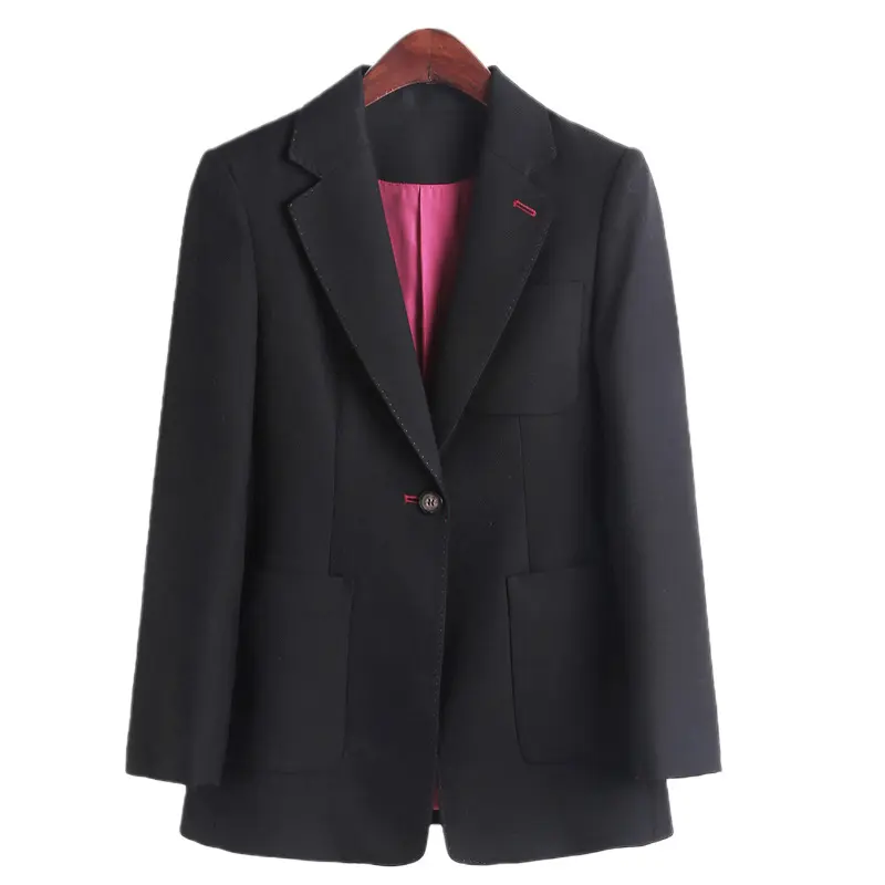 Damen Modischer Blazer mit großen Taschen Drune