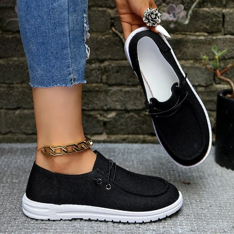Damen Slip-On Sneaker im Mokassin-Stil mit elastischem Einstieg und profilierter Komfortsohle Drune