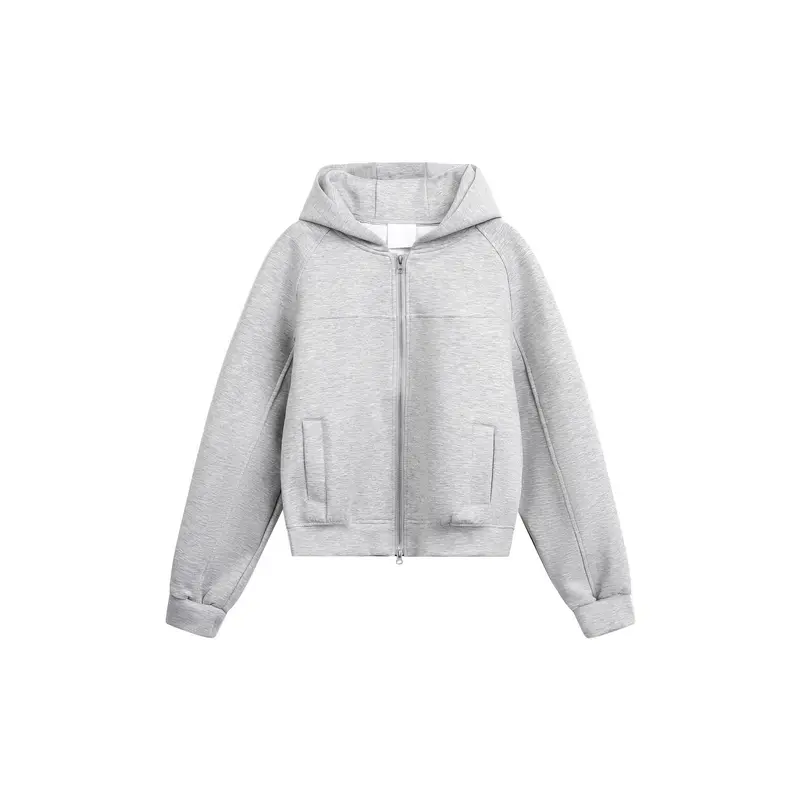 Damen Sportliche Kapuzensweatjacke Drune