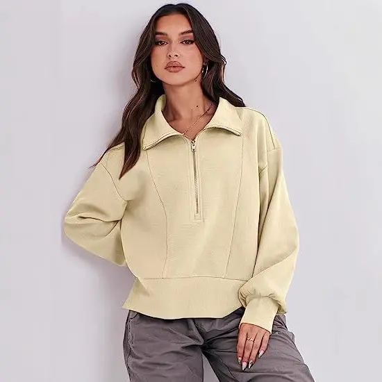 Damen Sportlicher Pullover Drune