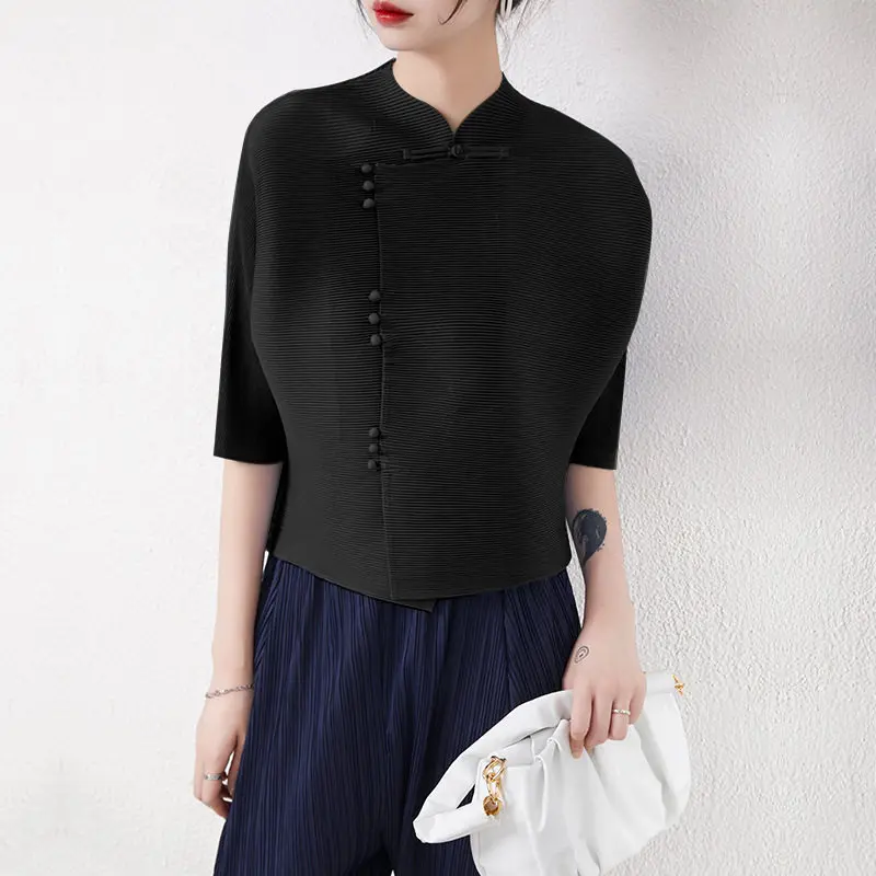 Damen Stylische Tunika mit asymmetrischem Schnitt Drune