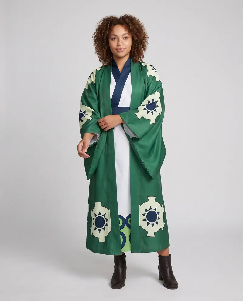 Damen traditionelles Kimono-Kostüm mit kunstvollen Verzierungen Drune