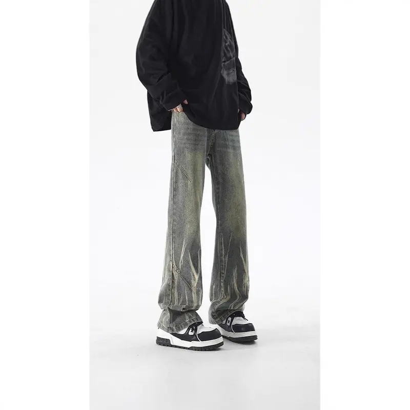 Damen Trendige Weitbein-Jeans Drune