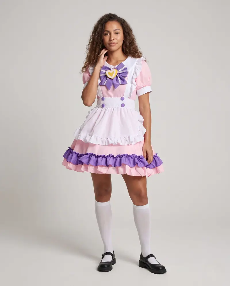 Damen verspieltes Kostümkleid im kawaii Stil Drune