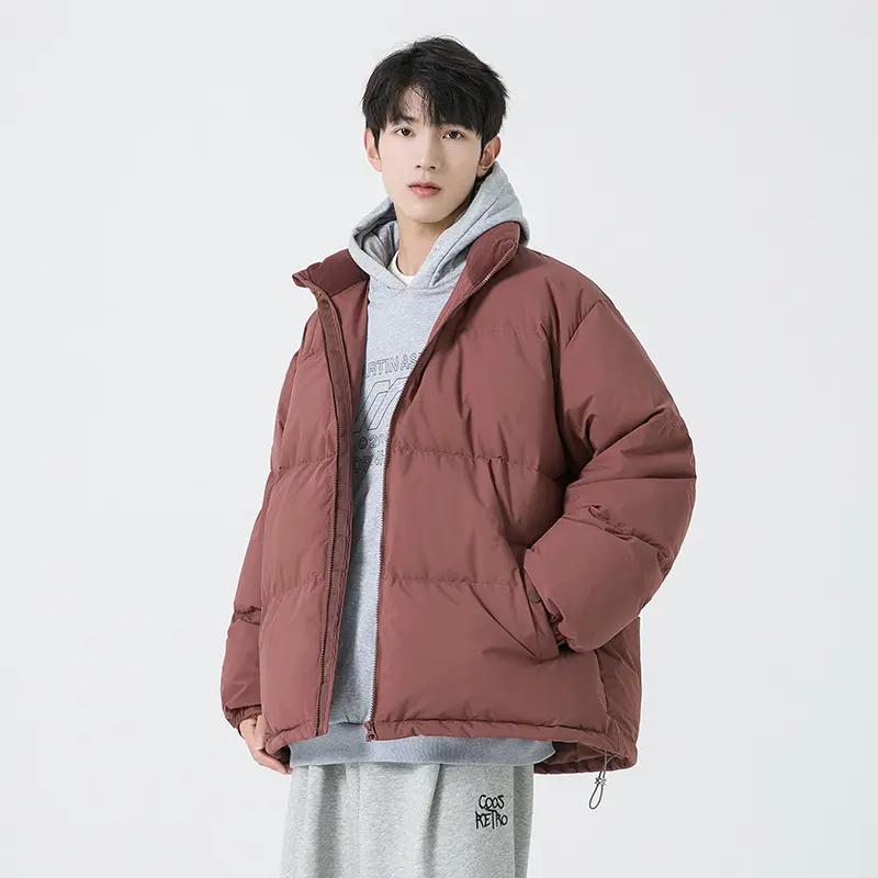 Damen Wattierte Steppjacke mit hohem Kragen und Teddyfutter Drune