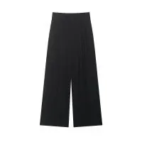 Damen Weite High‑Waist‑Palazzohose aus fließendem Jersey Drune