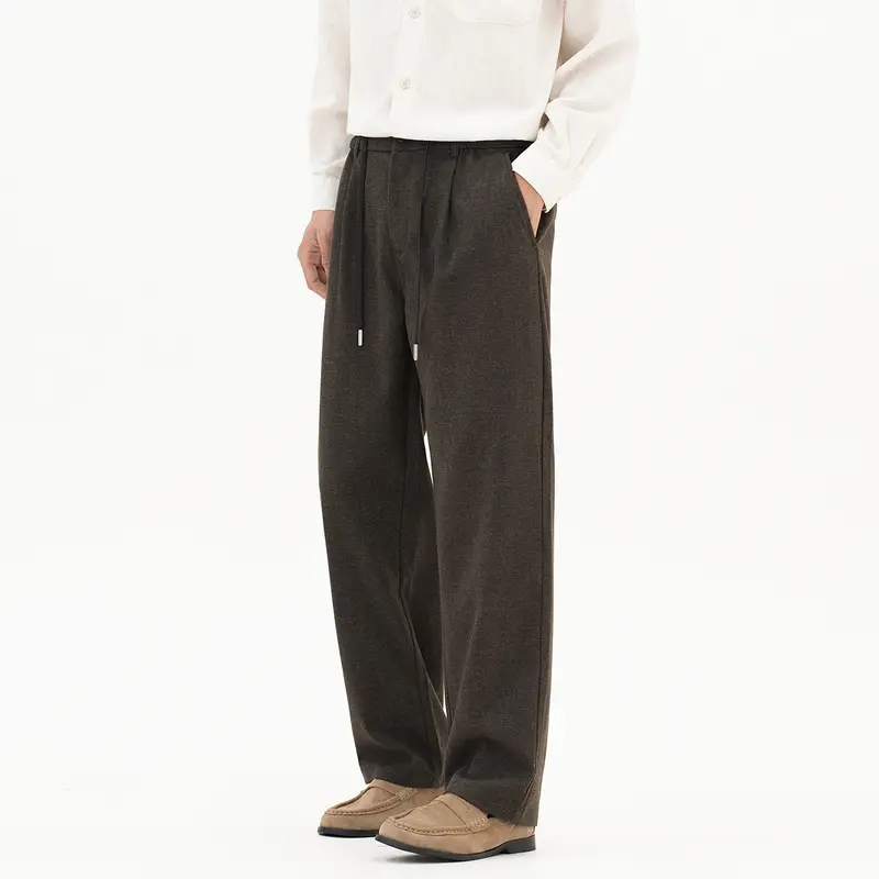 Damen weite Jersey-Loungehose mit elastischem Komfortbund und Tunnelzug Drune