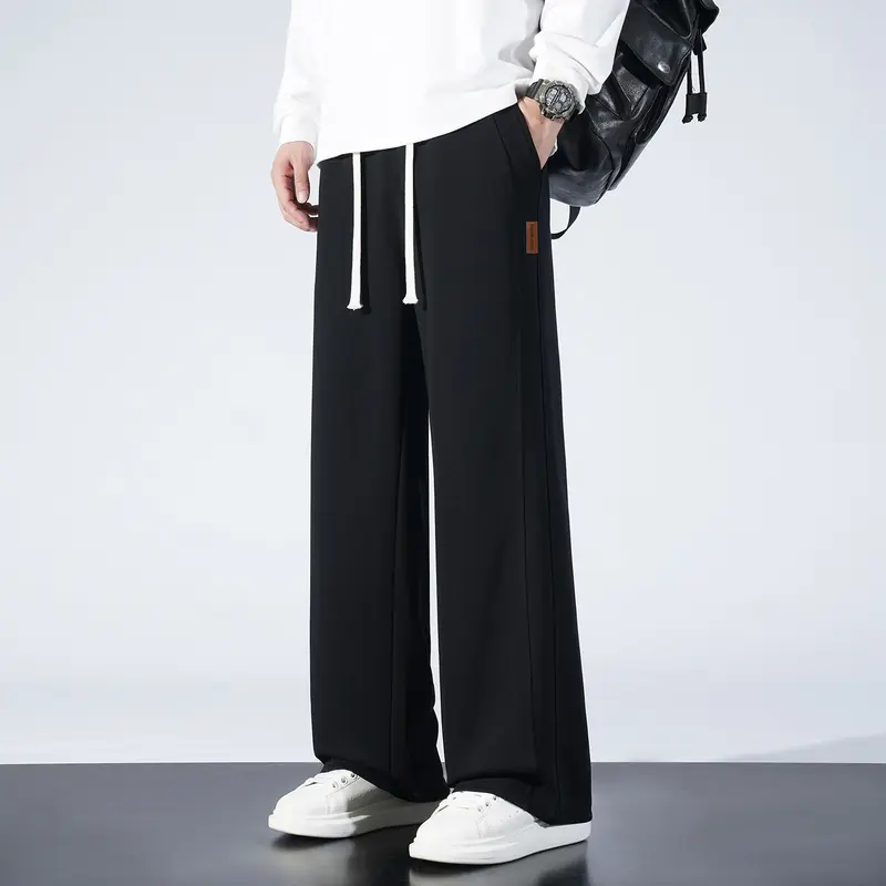 Damen Weite Lounge-Sweathose mit Tunnelzug und geradem Bein Drune