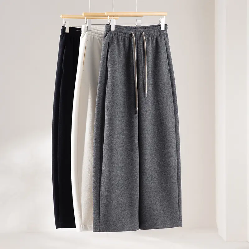 Damen Weite Sweatpant mit elastischem Bund, Kordelzug und seitlichen Eingrifftaschen Drune