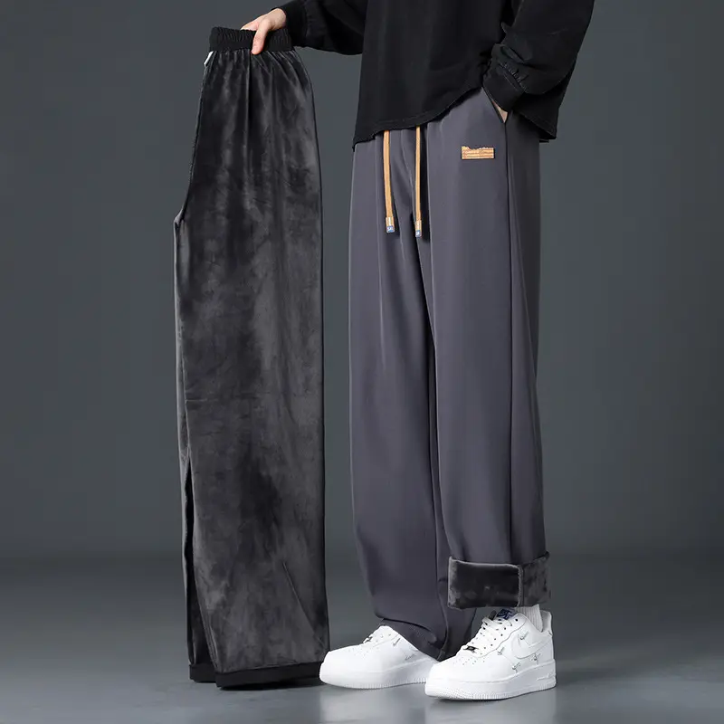 Damen Weite und bequeme Fleece-Jogginghose