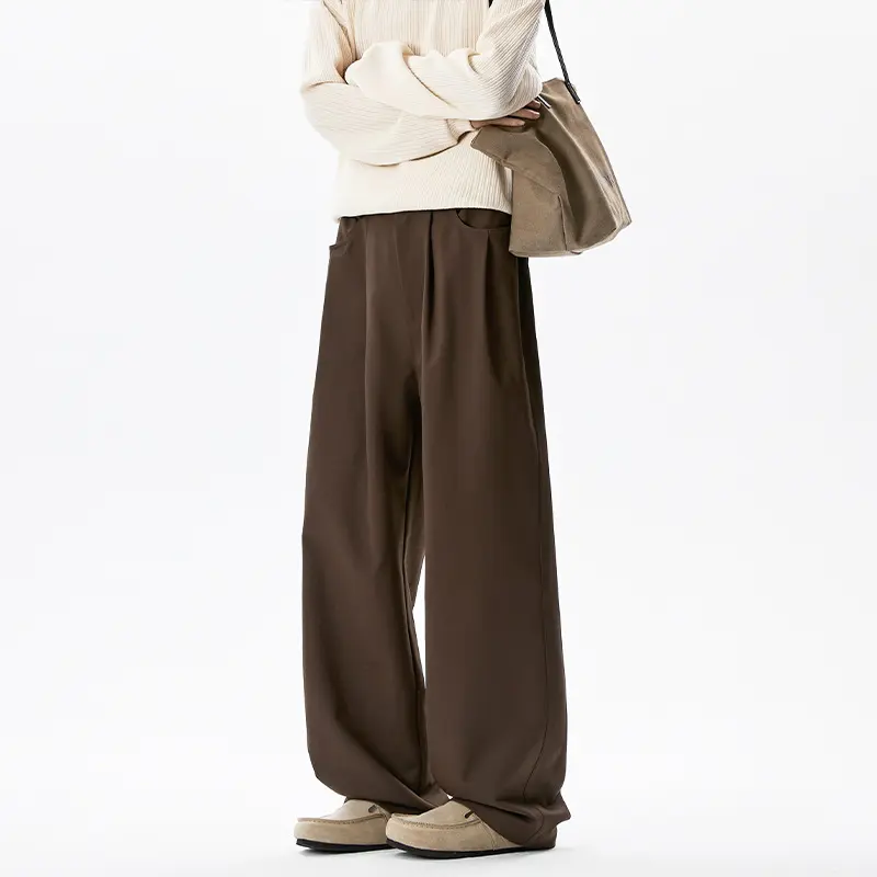 Damen Weitgeschnittene Elegante Stoffhose Drune
