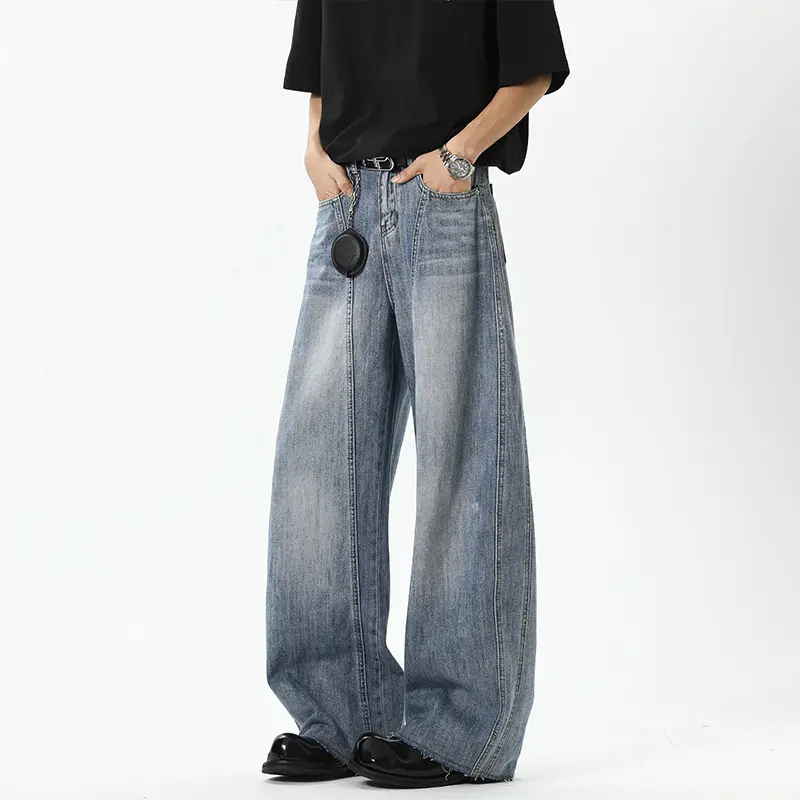 Damen Weitgeschnittene Jeanshose Drune