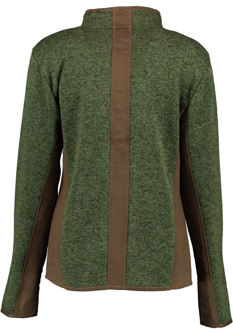 Damenjacke Strick-Fleece Trachtengrün - 50