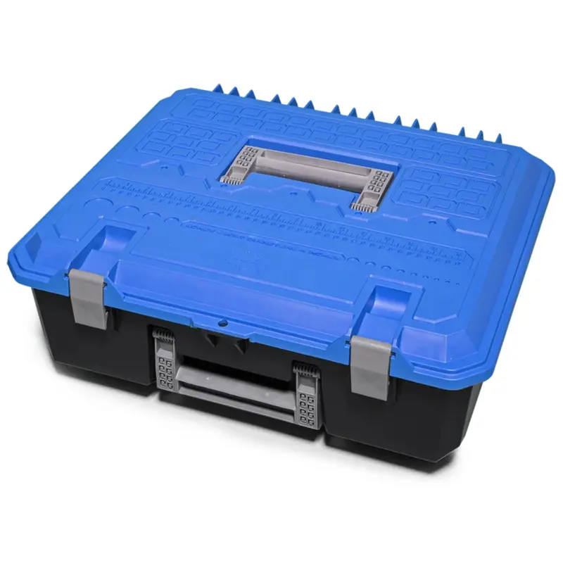 DECKED D-Box mit Tragegriff, für Schublade für große Schubladen, Blue lid