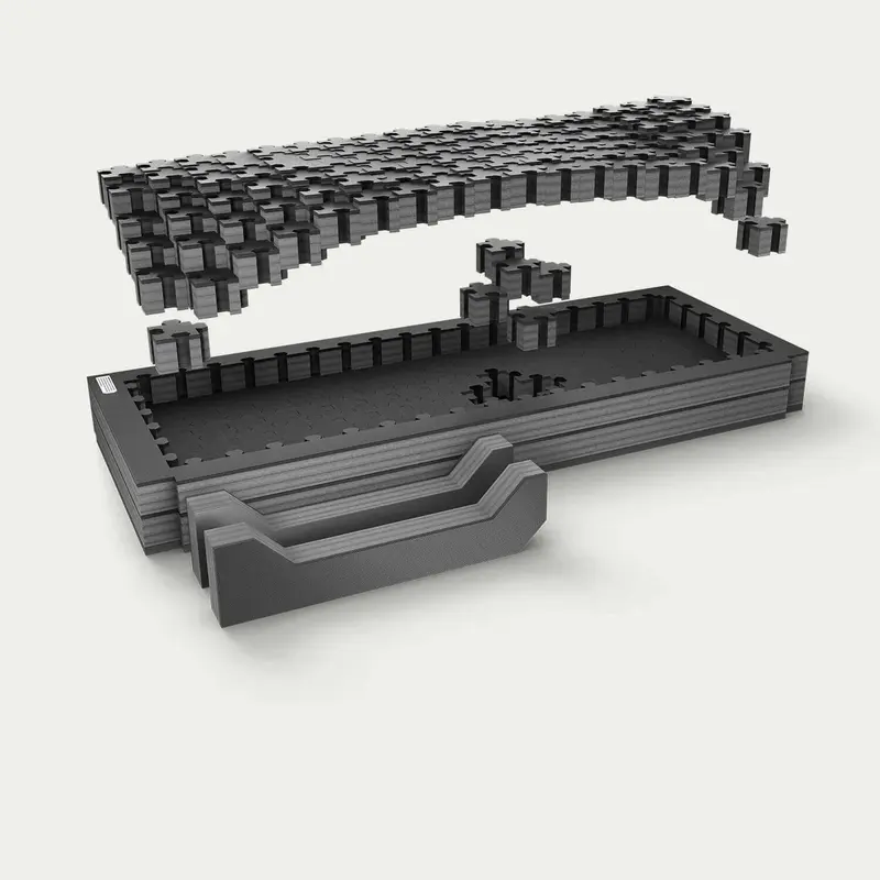 DECKED PuzzleFoam für VY Doppelkabiner Schubladen zum selbst konfigurieren