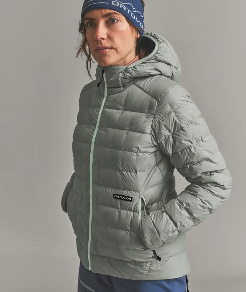 DOWNWOOL 180 HOODED JACKET W