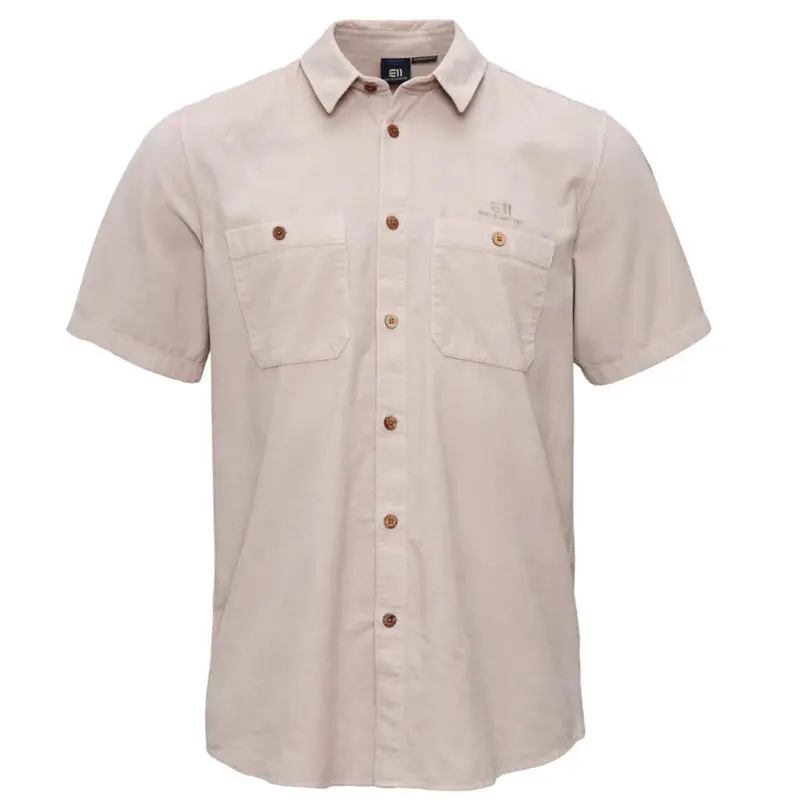 E11 Estate Cord Shirt latte Herren Hemd