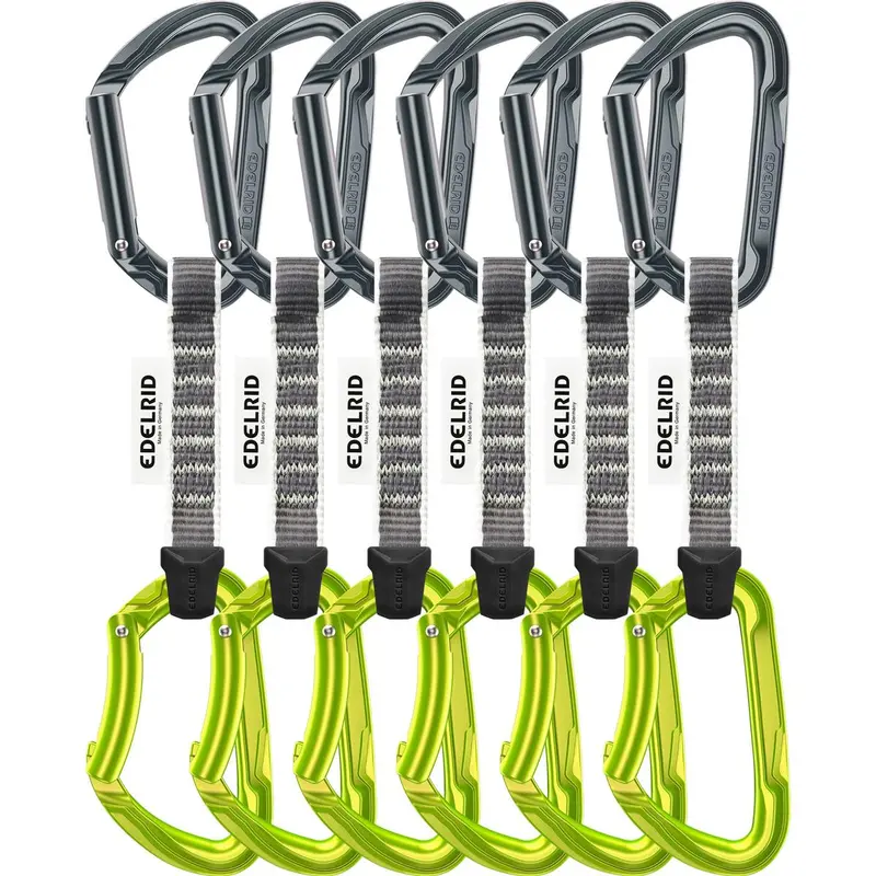 Edelrid Pure Set Sixpack slate-oasis 10cm